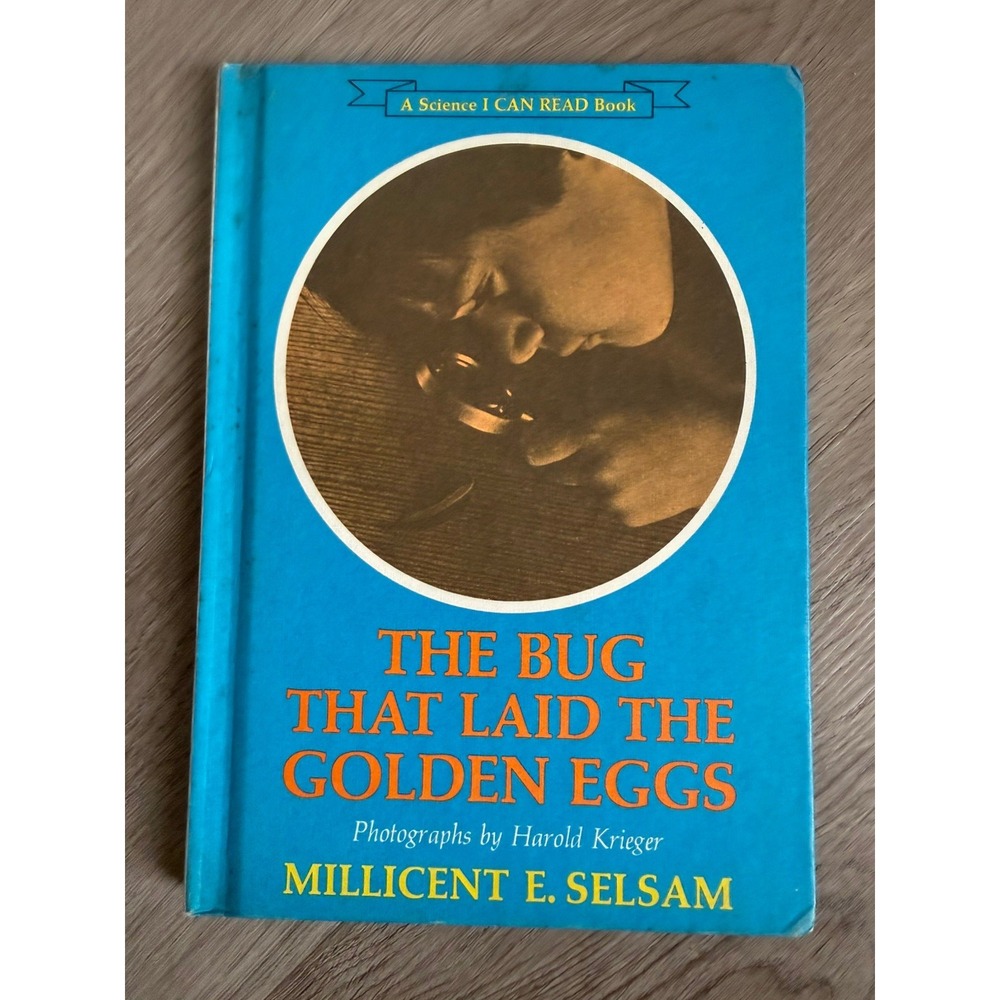 Harper & Row The Bug That Laid Golden Eggs Science I Can Read Vintage 1967 HC